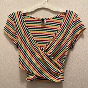 Rainbow Crop Top